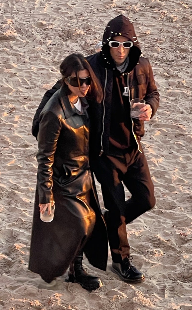 Photos from All the Pics of Kourtney Kardashian and Travis Barker's